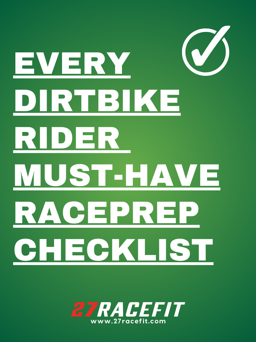 Race Prep Checklist